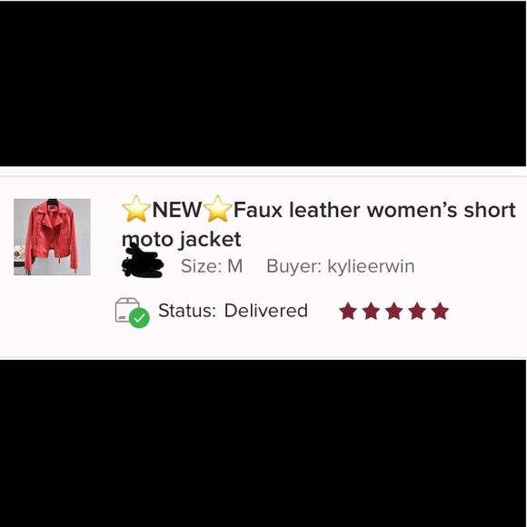 ☘️last 1☘️Vegan leather women’s short moto jacket - Picture 2 of 11